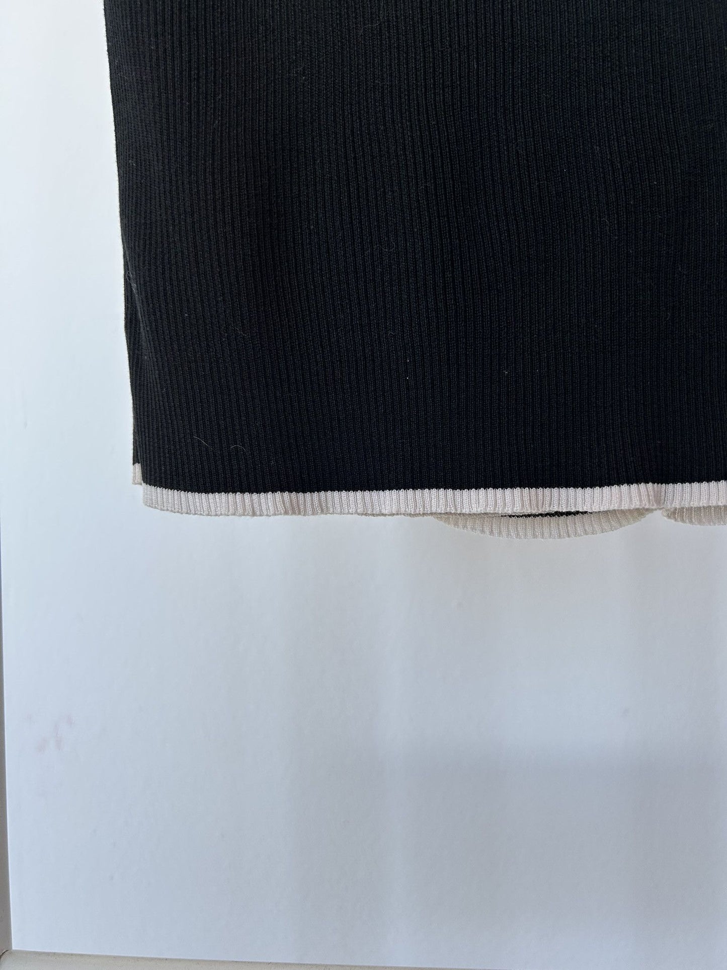 SS1995 Chanel double breasted button up tank top