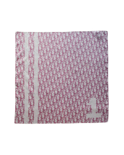 Dior trotter silk & cotton mini scarf pink John galliano era