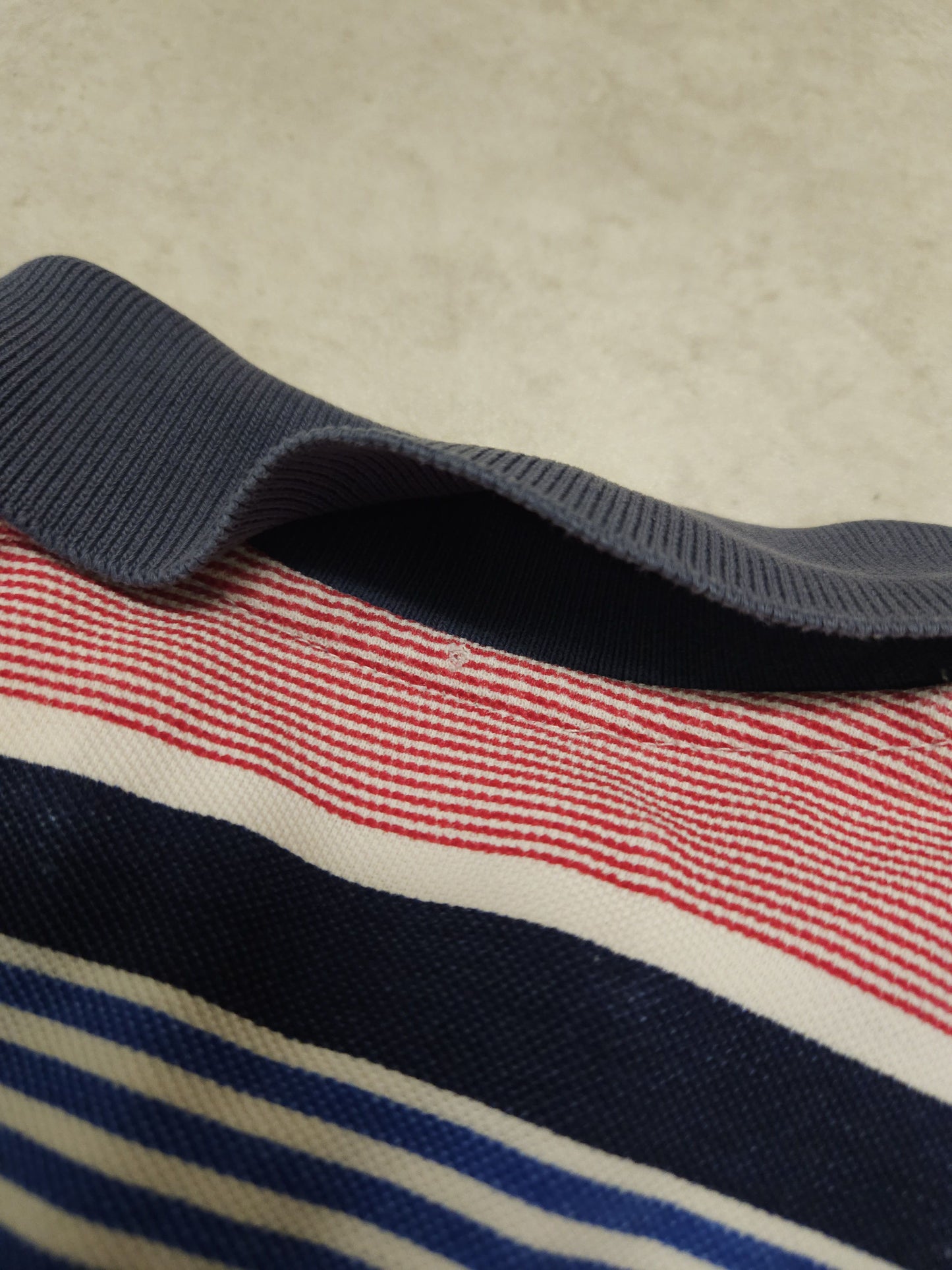 Vintage burberry striped polo shirt