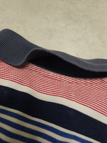 Vintage burberry striped polo shirt