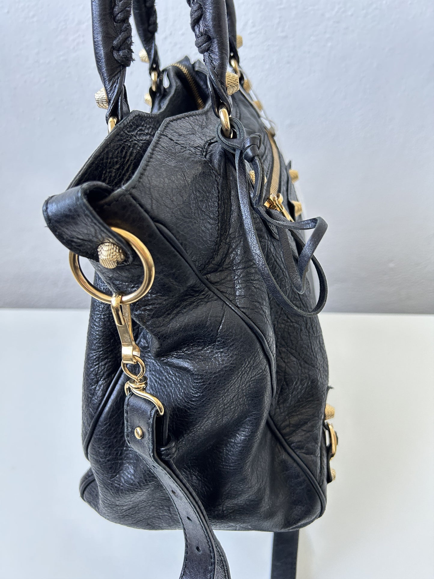 Balenciaga giant hardware city velo bag