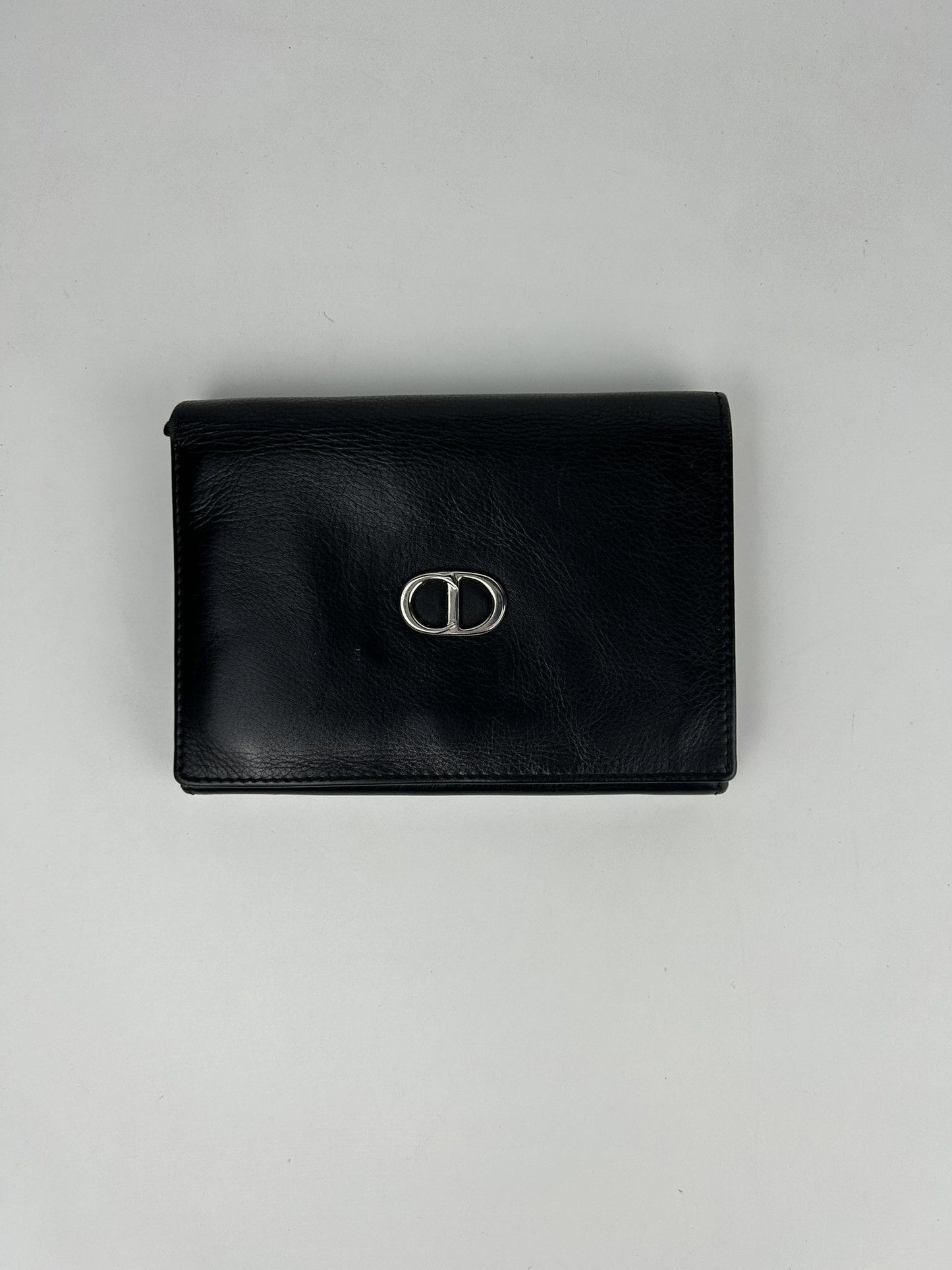 Vintage 90s Dior leather bifold wallet