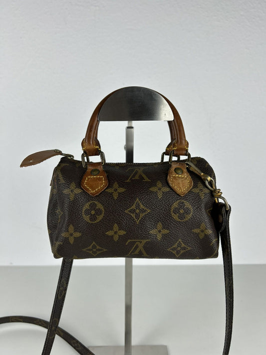 Vintage 80s Louis Vuitton monogram mini speedy handbag