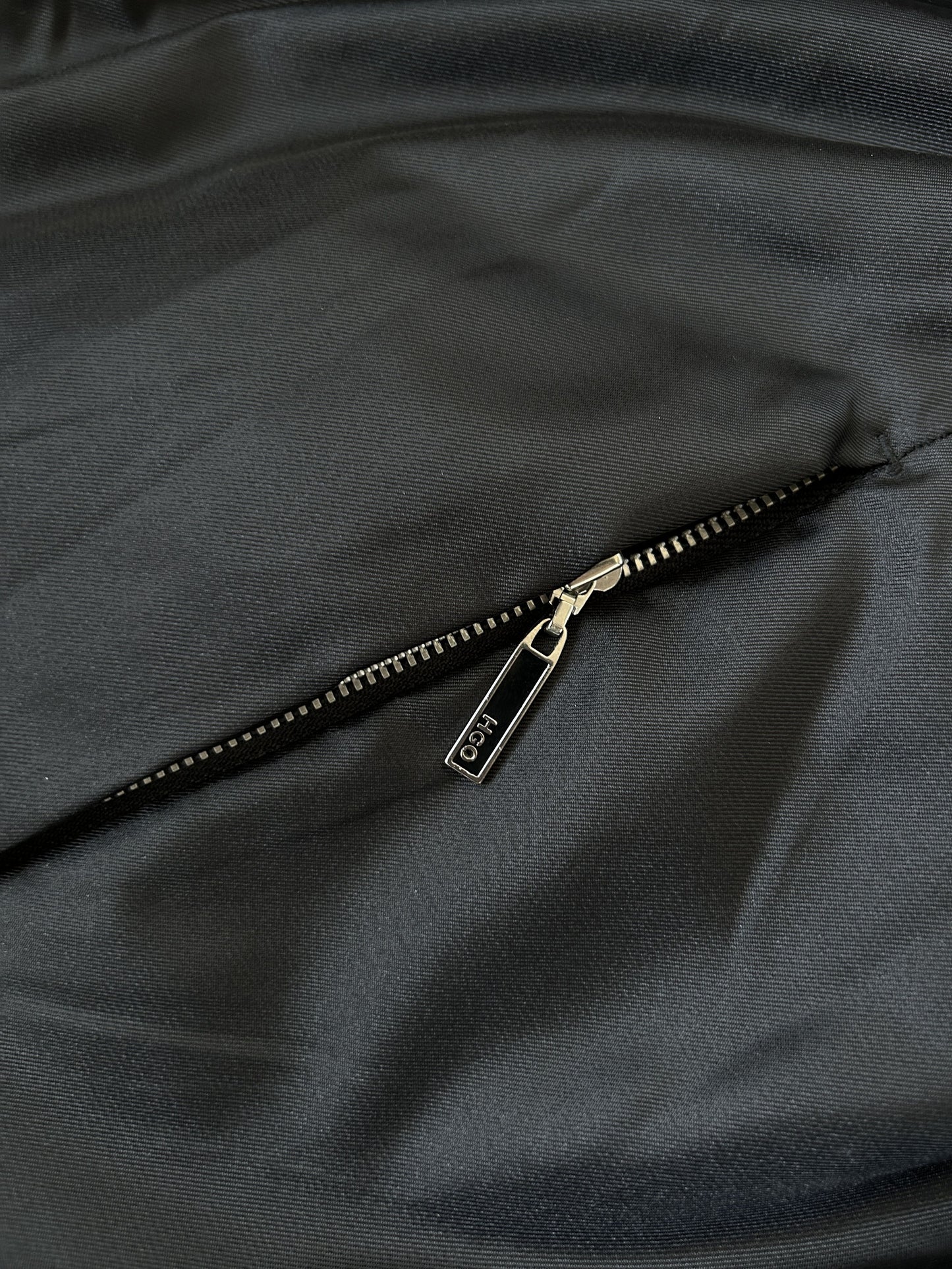 Gaultier homme objet nylon belted trench coat