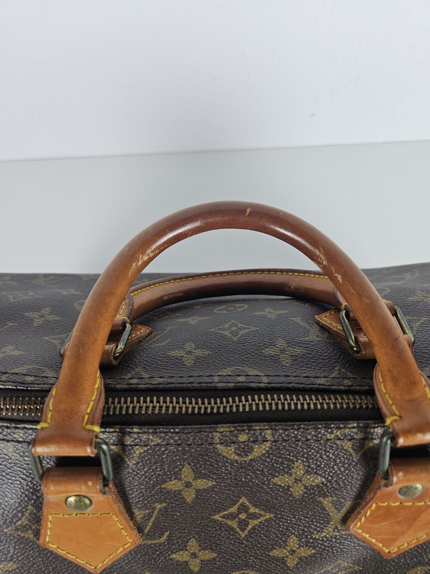 Vintage 80s Louis Vuitton monogram speedy 35 boston bag
