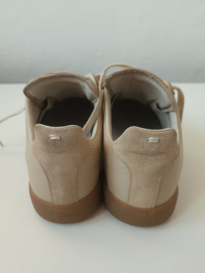 Maison Margiela replica sneakers in dusty pink/ beige