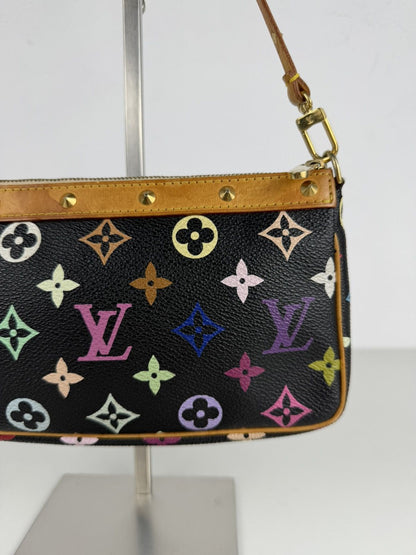 Louis Vuitton x Takashi Murakami pochette accessoires multicolor