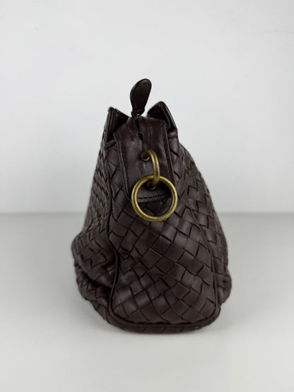 Bottega Veneta intrecciato leather shoulder/ crossbody bag