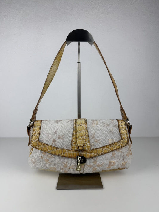 Vintage playboy monogram shoulder bag