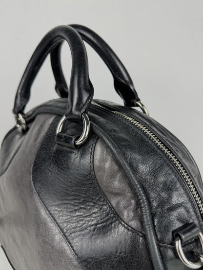 Miu Miu leather bowling bag