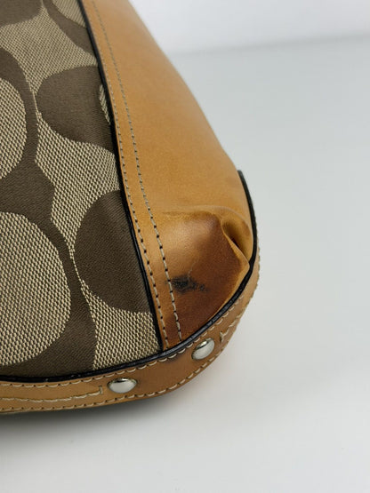 Coach signature small hobo bag