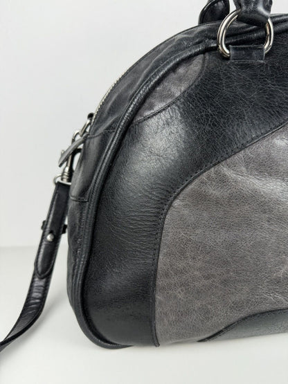 Miu Miu leather bowling bag