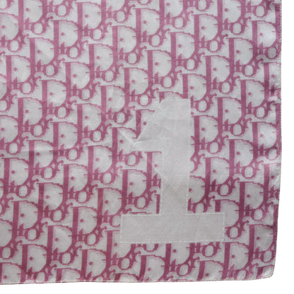 Dior trotter silk & cotton mini scarf pink John galliano era