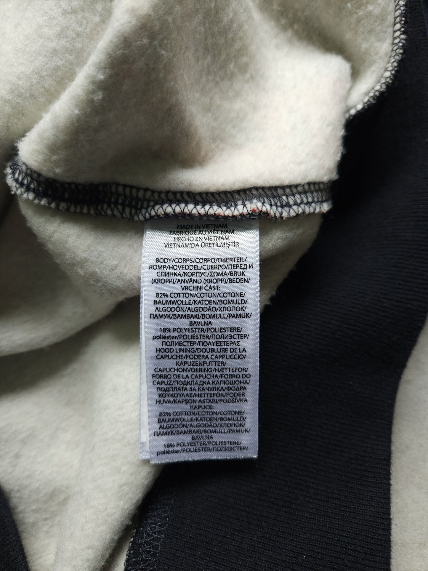 Ralph lauren patchwork print fleece lined zip hoodie