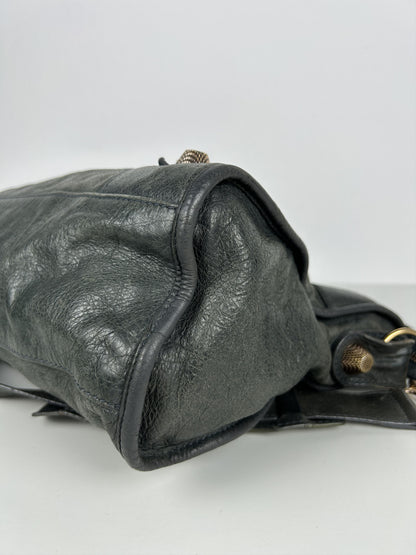 Balenciaga giant hardware city bag in dark gray