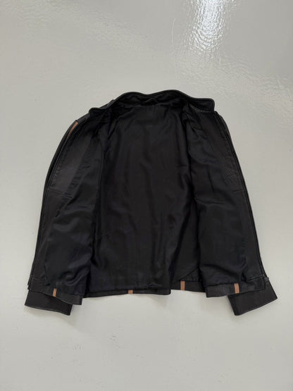 Vintage biker leather jacket