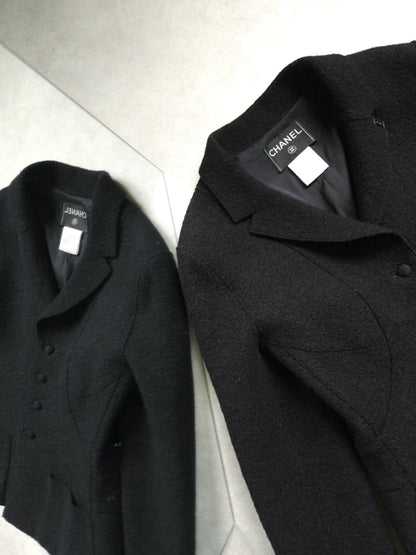 AW1999 Chanel wool tweed blazer