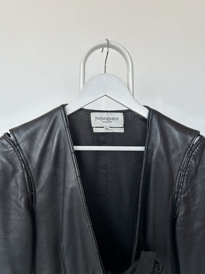 Yves Saint Laurent Rive Gauche Tom Ford era leather jacket