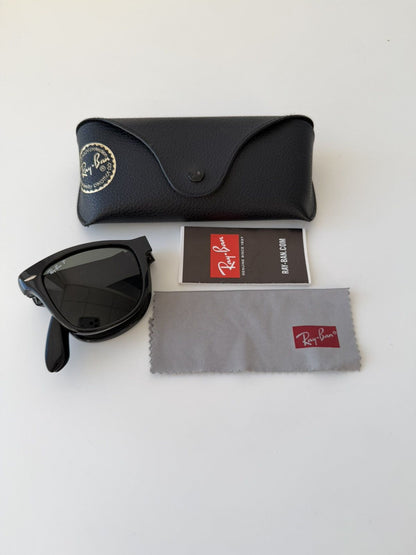 Ray Ban RB4105 folding wayfarer polarized sunglasses