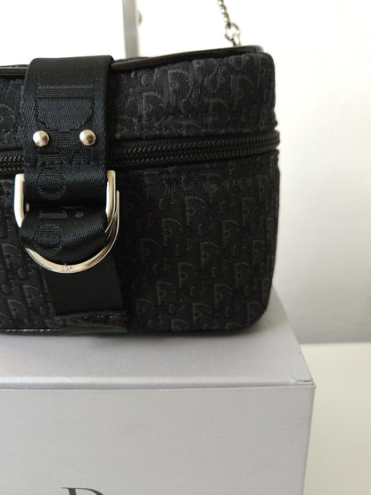 Vtg y2k Dior john galliano street chic monogram vanity case