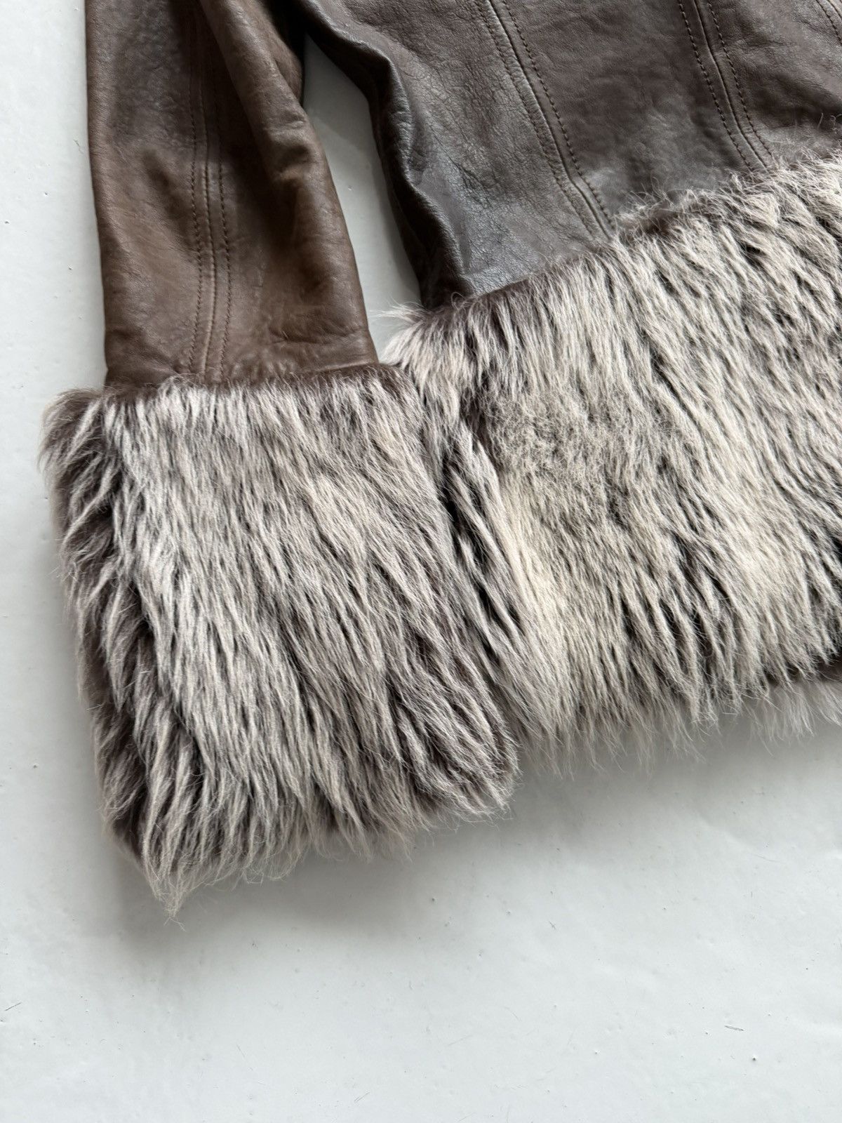 Marlboro Classics shearling afghan/ penny lane short coat