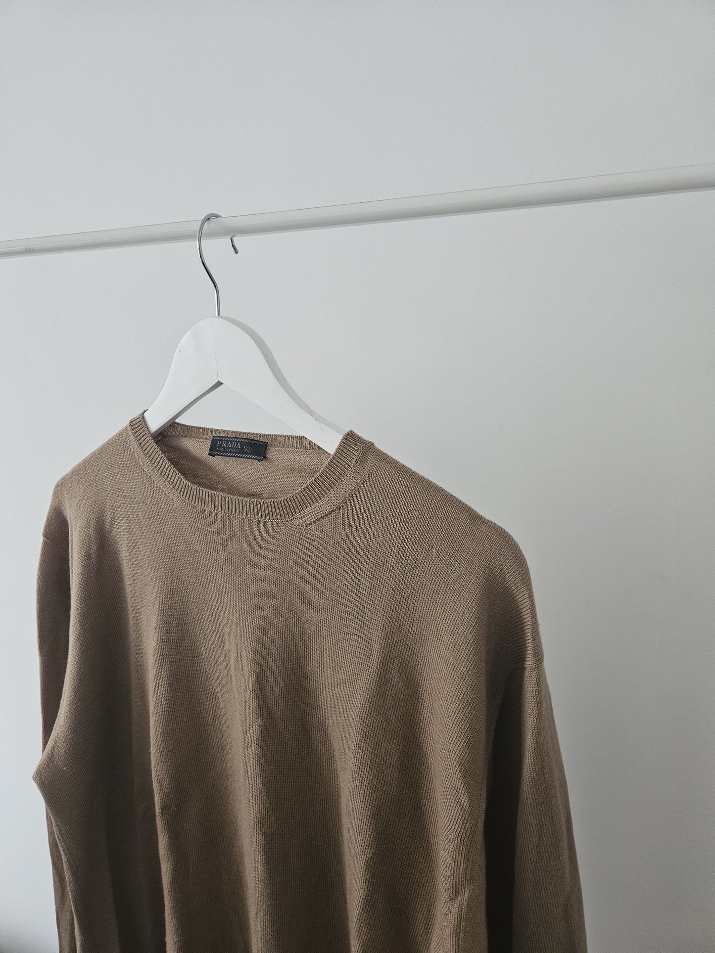 Prada wool thin knit sweater