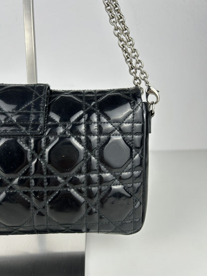 Miss Dior Promenade cannage patent leather handbag woc