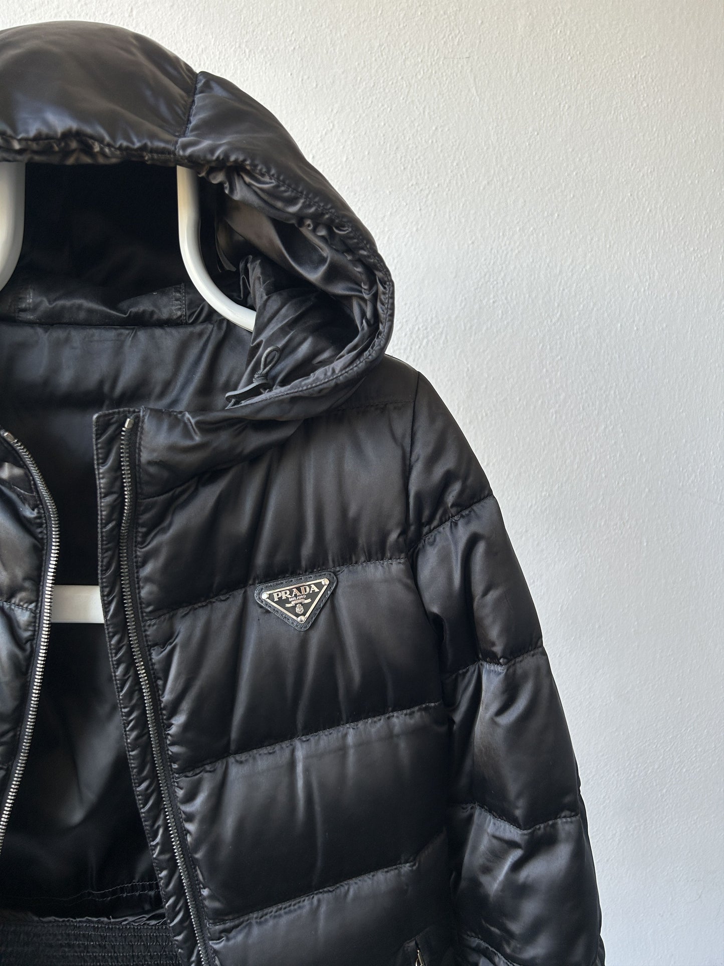 AW2010 Prada sport triangle logo puffer jacket