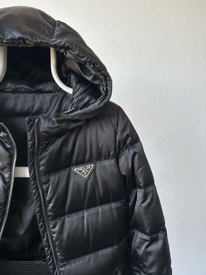 AW2010 Prada sport triangle logo puffer jacket