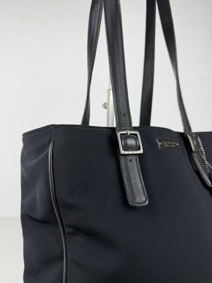 Coach neoprene and leather tote