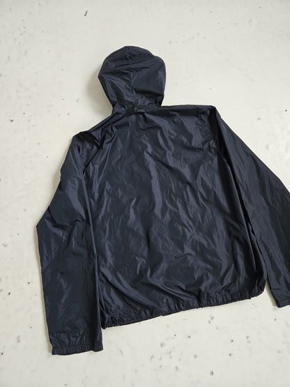 Prada sport art scg59h nylon chest logo hooded windbreaker