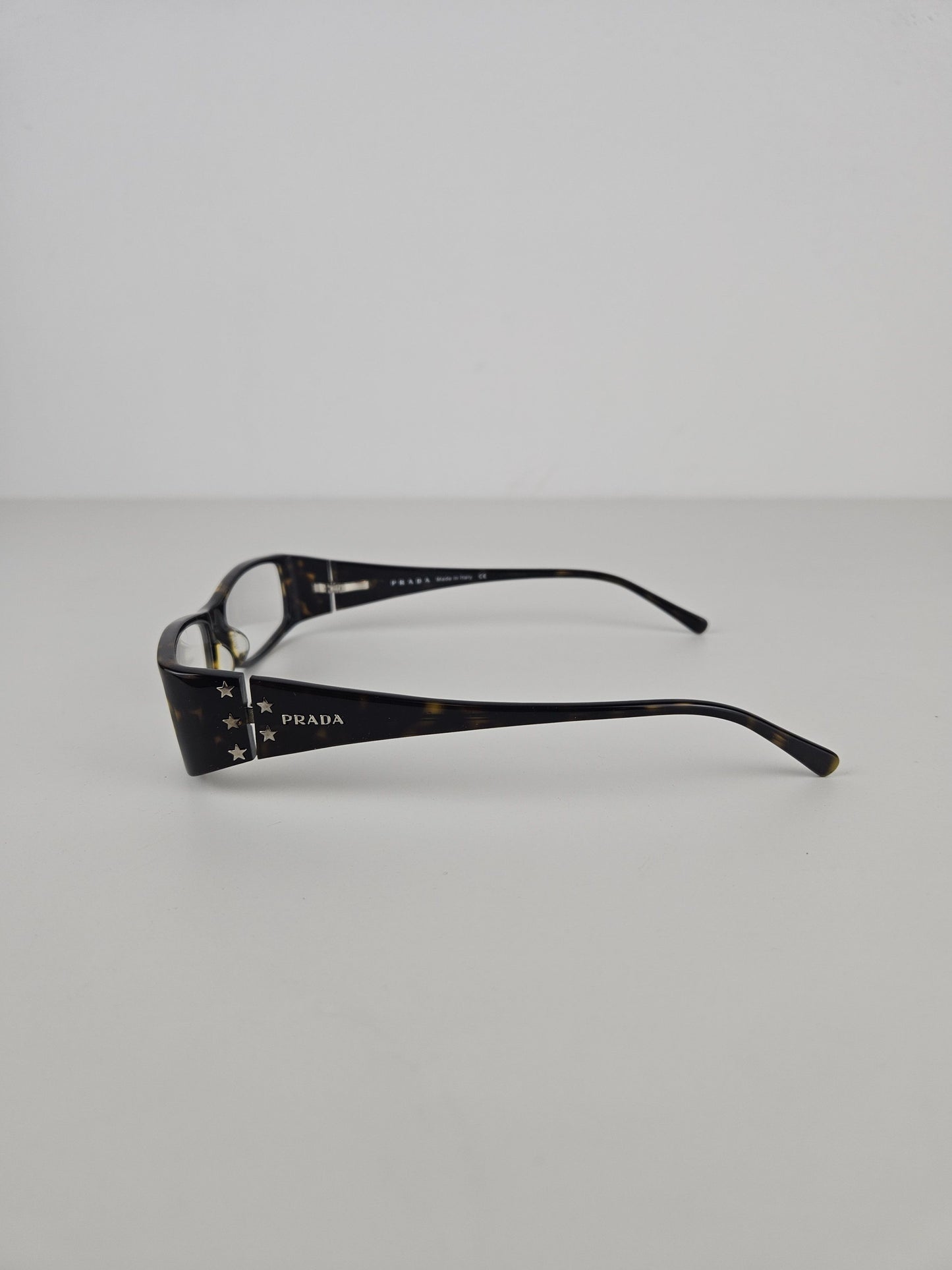 Vintage y2k prada star studded office siren glasses