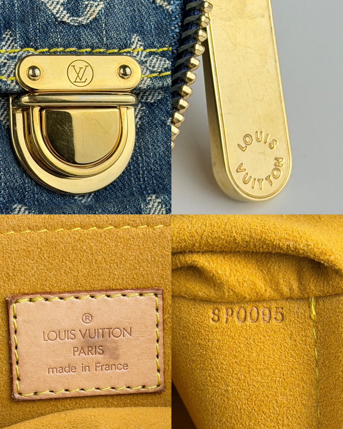 Louis Vuitton monogram denim neo speedy mini Boston bag