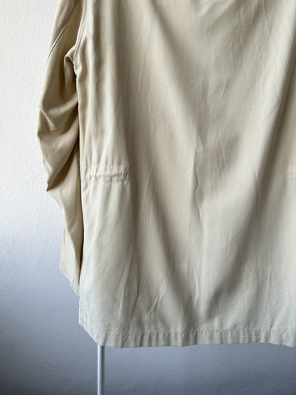 Loro piana light cotton and silk overcoat