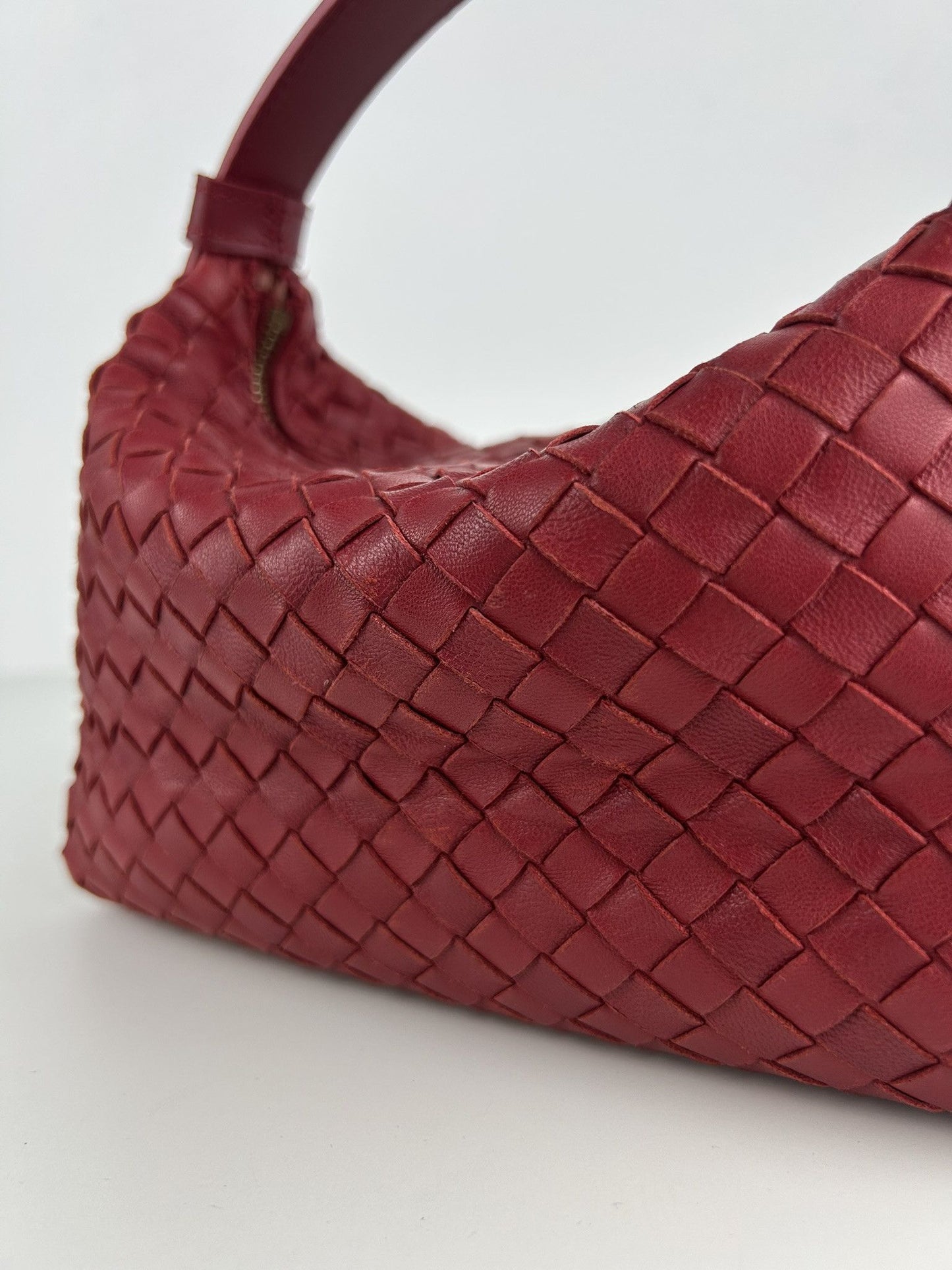 2007 Bottega Veneta intrecciato mini hobo handbag