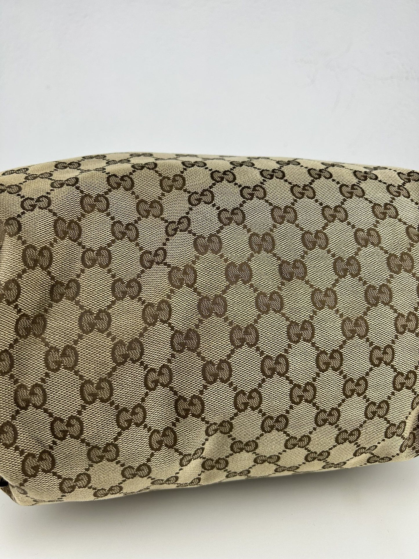 Gucci GG monogram canvas tote bag with pouch