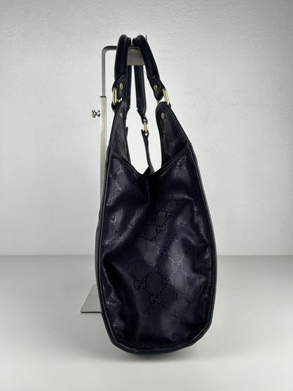 Gucci Jackie gg monogram coated canvas handbag