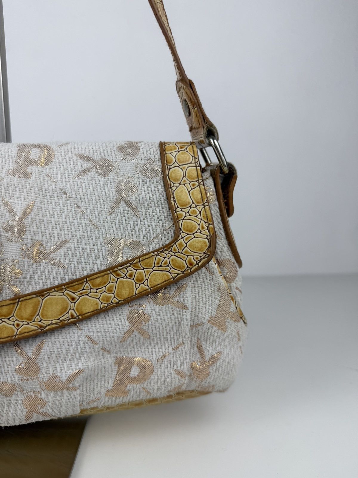 Vintage playboy monogram shoulder bag