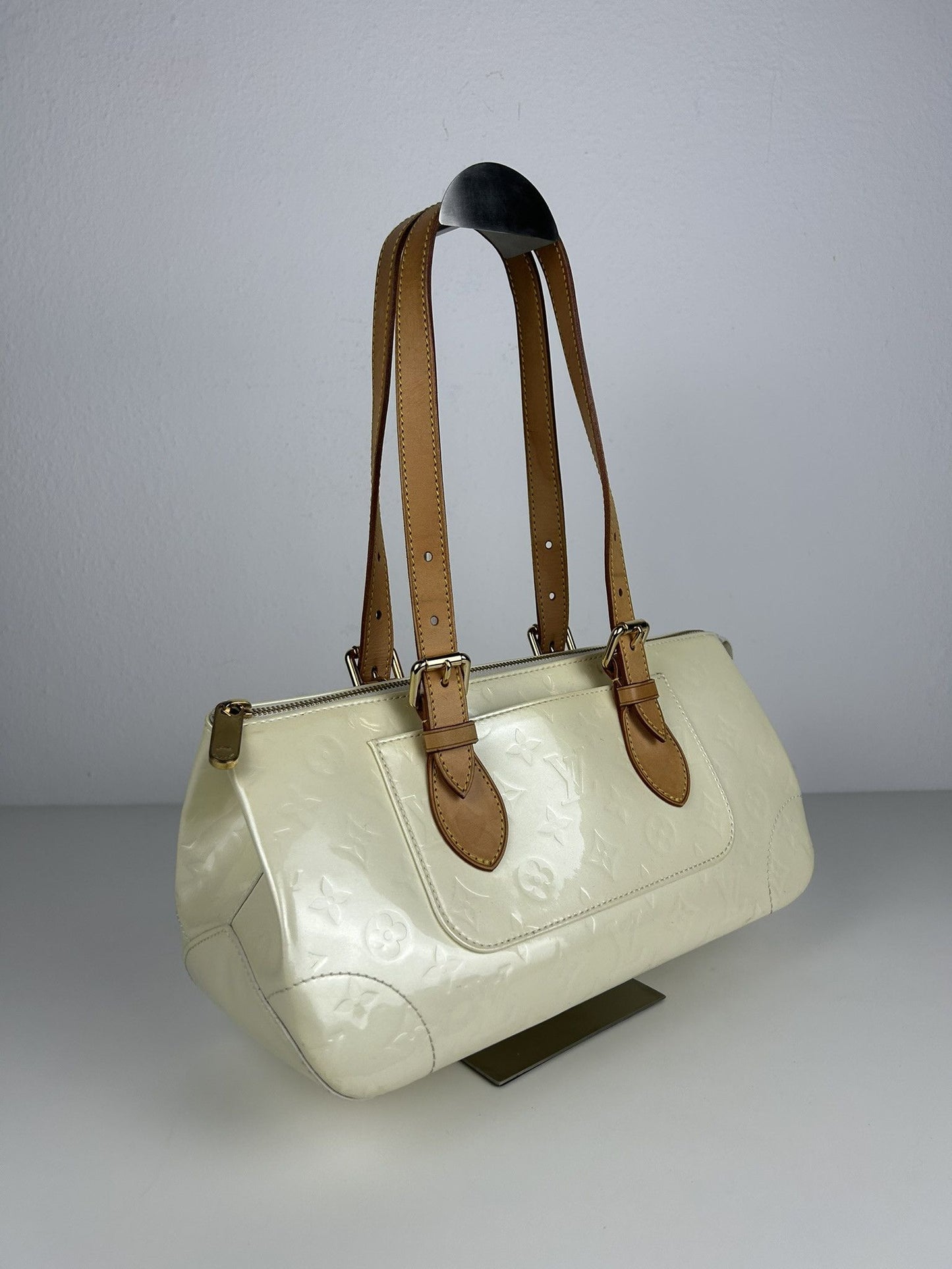 Louis Vuitton vernis monogram rosewood handbag