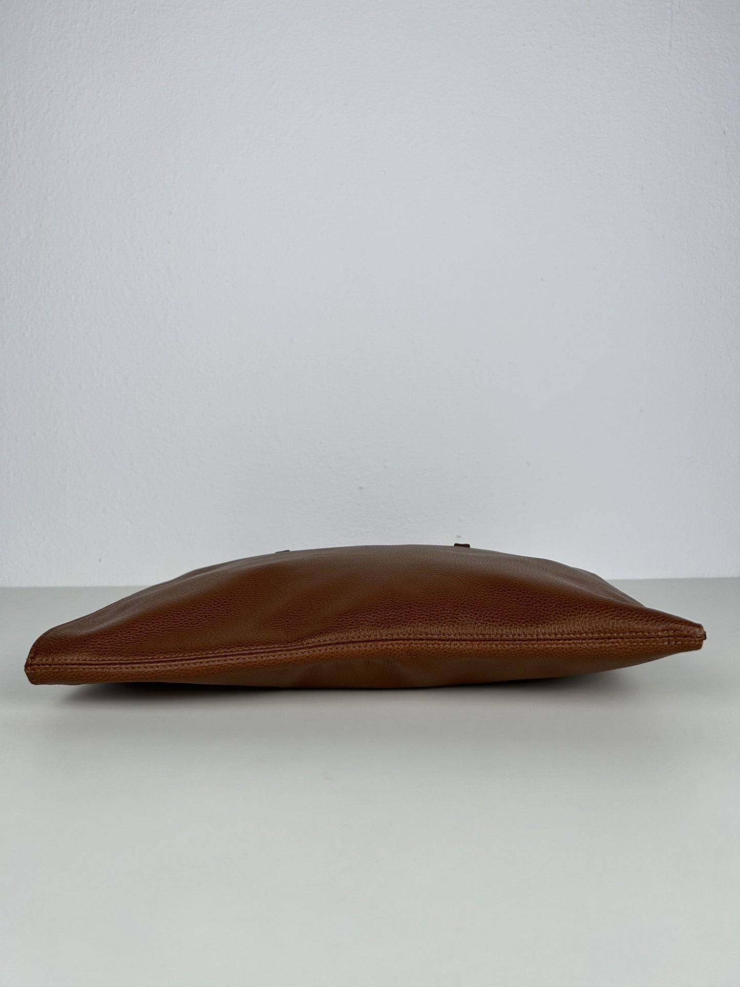 Longchamp leather laptop bag