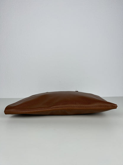 Longchamp leather laptop bag