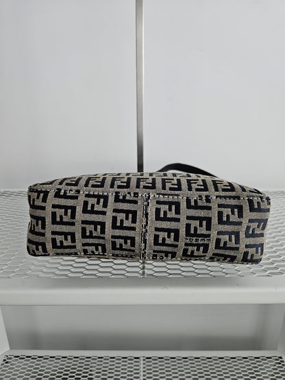 Fendi zucchino ff monogram canvas mini bag pochette