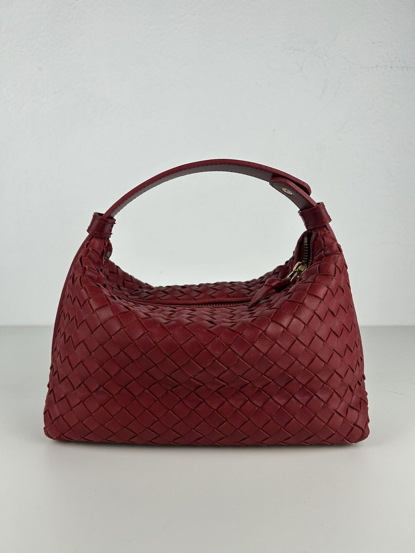 2007 Bottega Veneta intrecciato mini hobo handbag