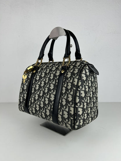 Dior John Galliano era trotter monogram mini boston bag