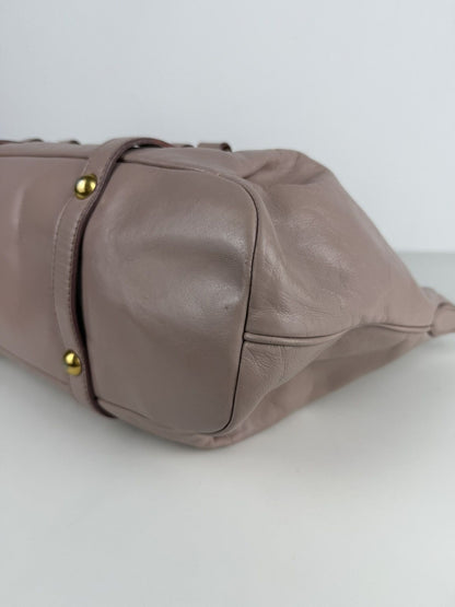 Miu Miu vitello top zip tote bag