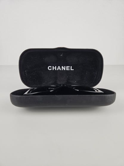 Vintage 90s Chanel 0004 10 oversized CC logo sunglasses