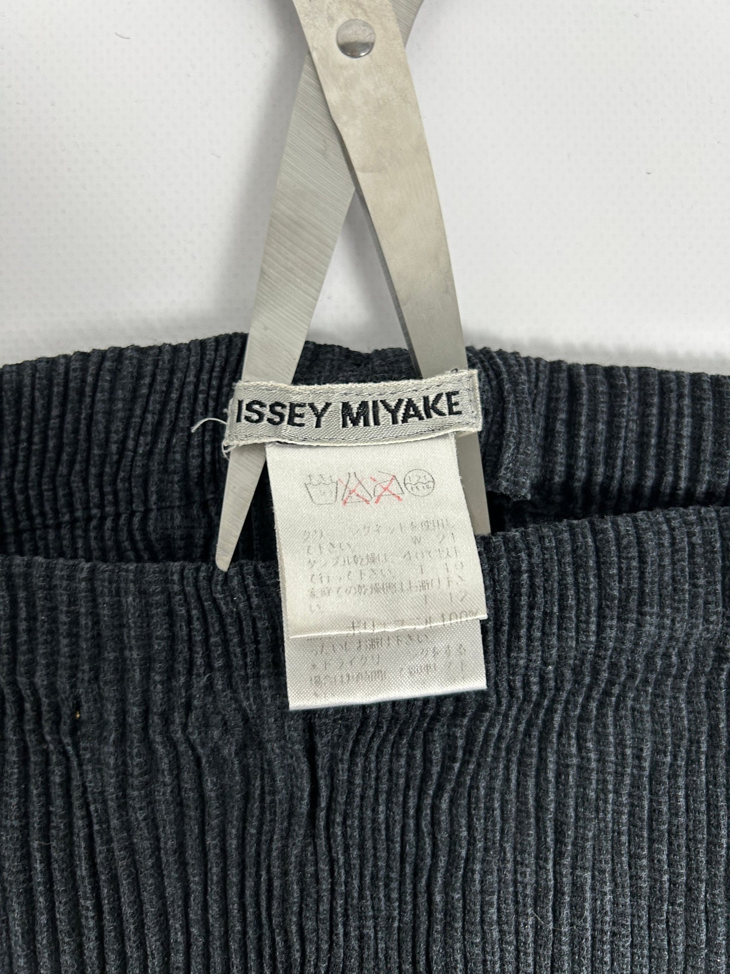 Vintage Issey Miyake flared pleated pants