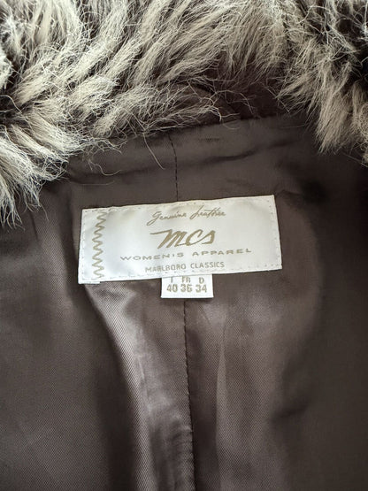 Marlboro Classics shearling afghan/ penny lane short coat