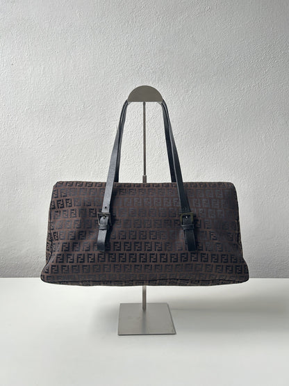 Fendi zucchino monogram canvas handbag