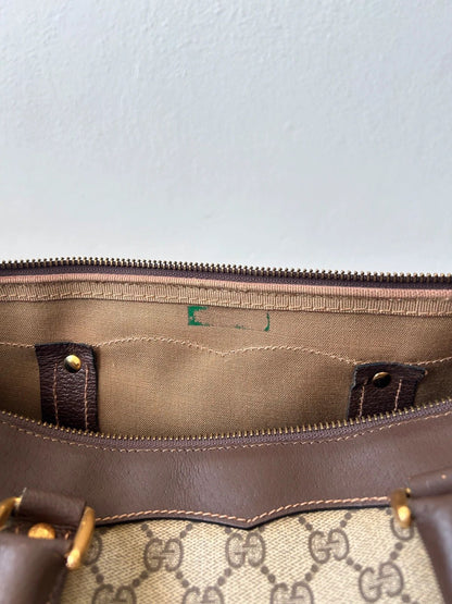 Vintage 70s-80s Gucci monogram Boston duffle bag
